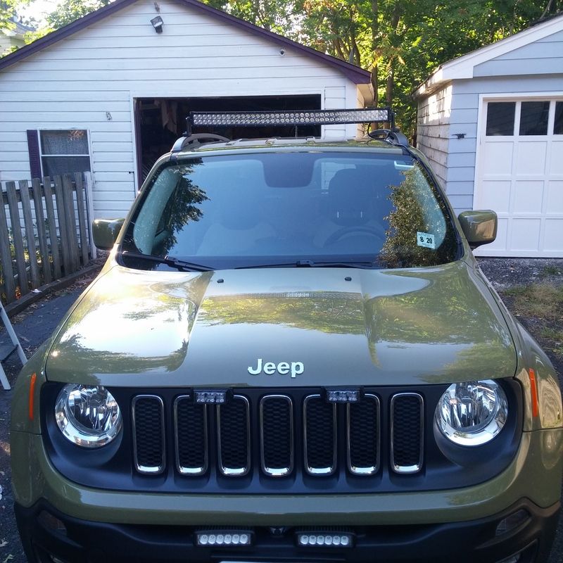 Jeep Renegade Forum Led light bar... check!